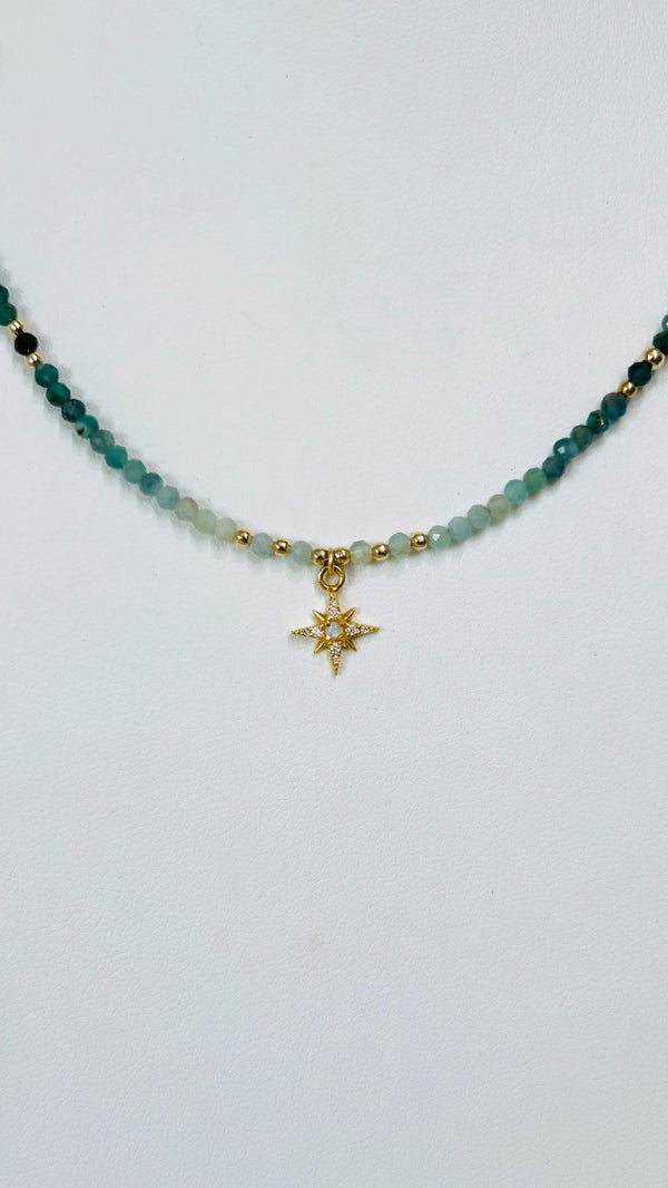 Festival necklace - Grandidierite