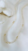 Freshwater pearl layering necklace