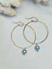 Tahitian hoop earrings - Silver