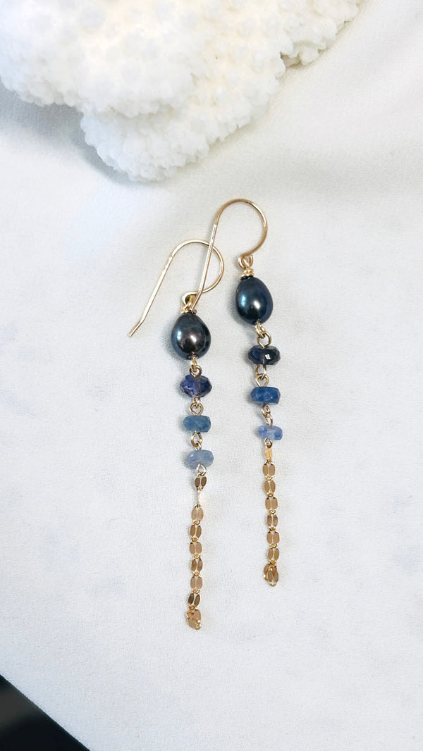 Tulum earrings - Purple T