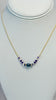 CLARICE necklace - Dark Purple keshi