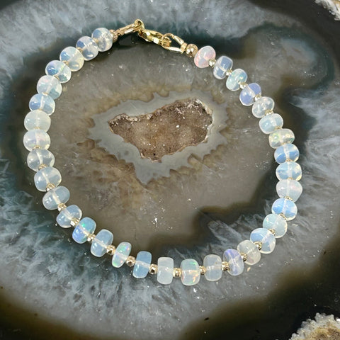 AURORA bracelet - Ethiopian Opal