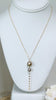 Sway necklace -Mocha  Tahitian