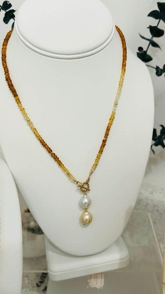 Baja necklace - Citrine