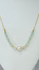 AVALON chain necklace - aquamarine