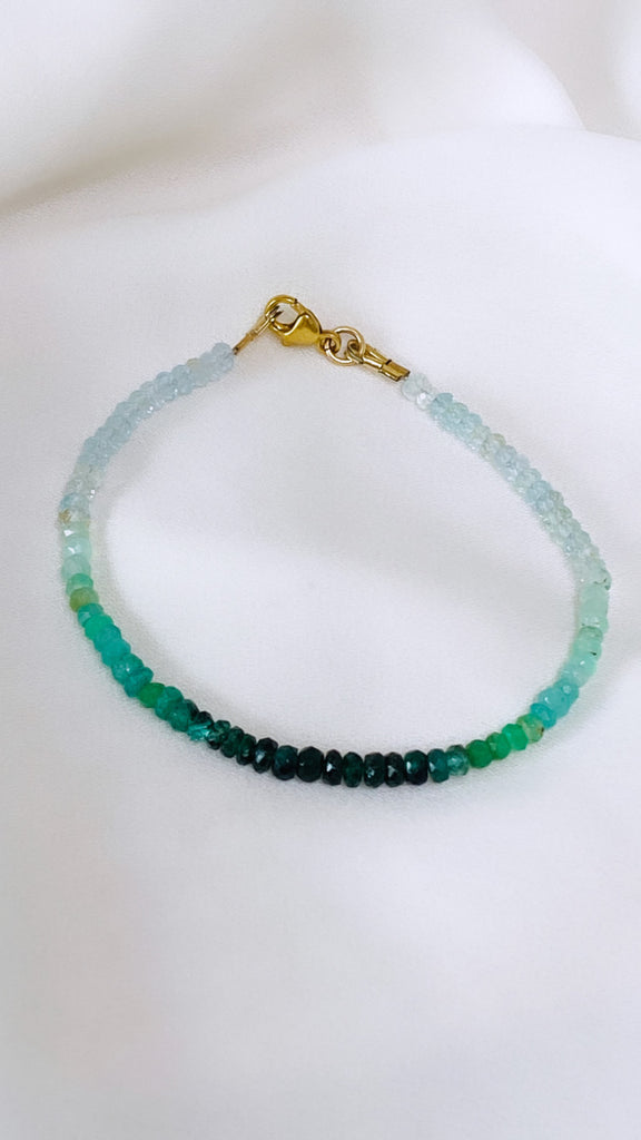 Ombré Emerald bracelet