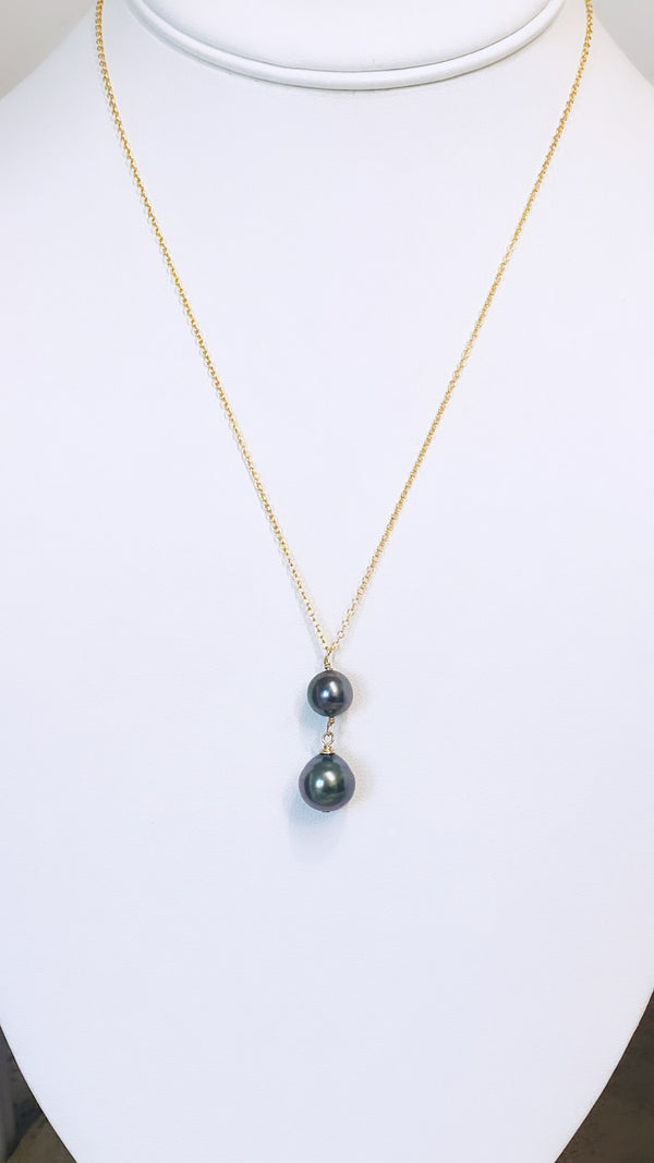 Coco necklace - Tahitian pearl
