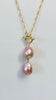 Double toggle necklace - Edison pearls