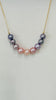 Jupiter Edison pearl necklace - Purple ombre