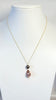 Hebrew shell x Pearl pendant necklace