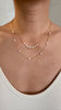 Freshwater keshi bar necklace