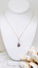 Cone shell x Pearl pendant necklace - Edison