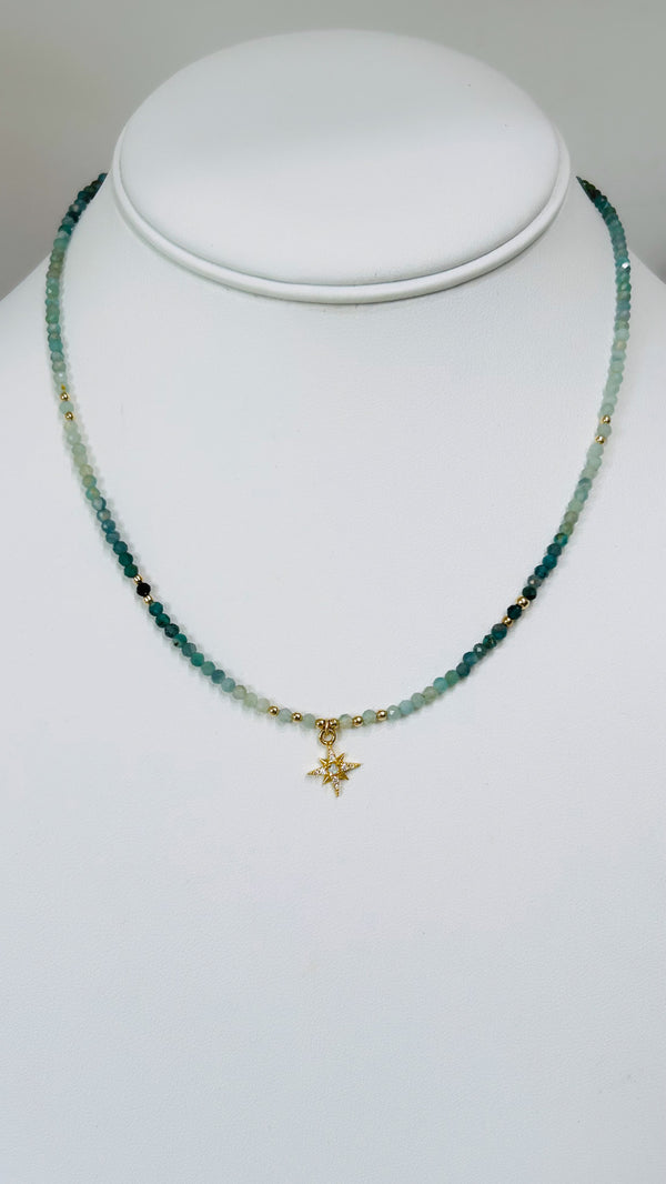 Festival necklace - Grandidierite