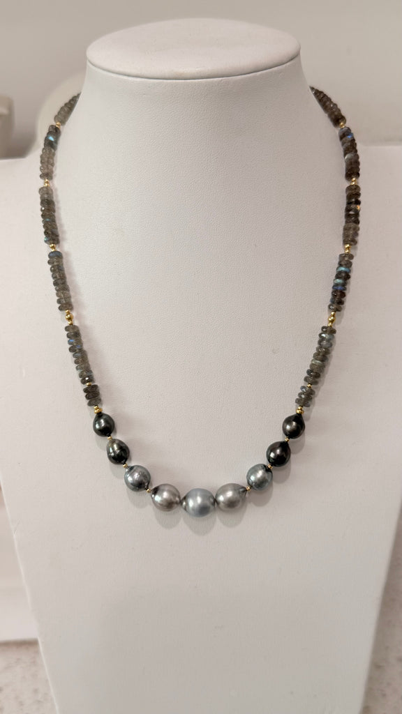 ARIEL 9 necklace - Labradorite