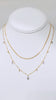 Starburst layering necklaces