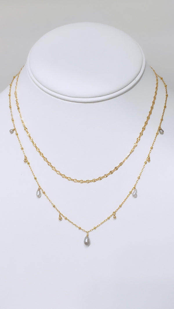 Starburst layering necklaces