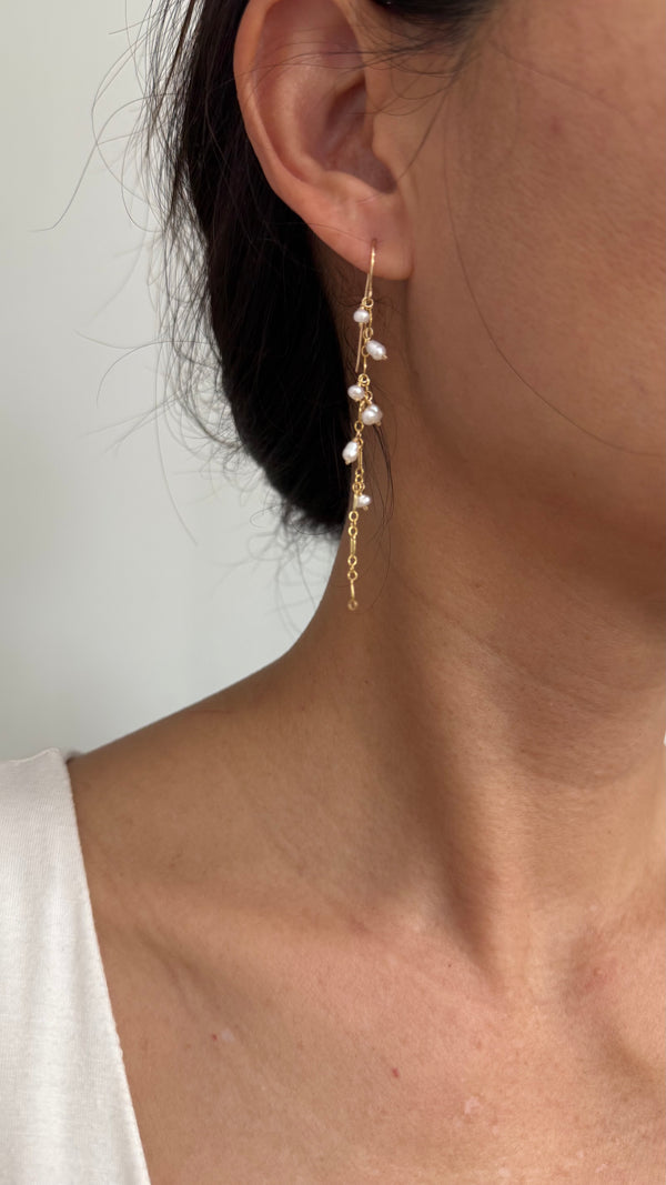AMAYA drop earrings - freshwater