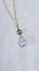 Golden hour necklace - Seafoam