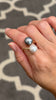 Tahitian pearl bypass ring