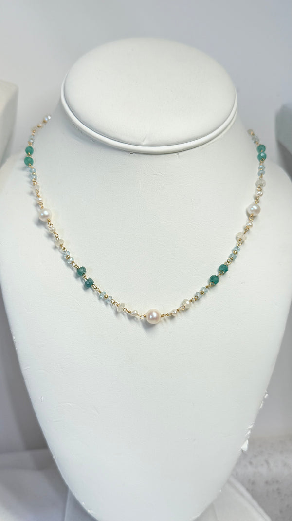 LANIKAI necklace - grandidierite