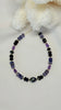 Aurora keshi bracelet - Iolite mix
