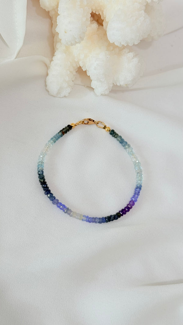 Midnight gemstone bracelet
