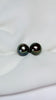 9-10mm Tahitian stud earrings - 14K