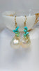 TRELLIS earrings - Peruvian opal