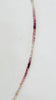 Baja shell necklace - pink ombre sapphire