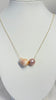 Floating Cone Shell x Pearl necklace