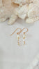Pikake x Herkimer drop earrings