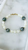 Pikake x Tahitian pearl bracelet