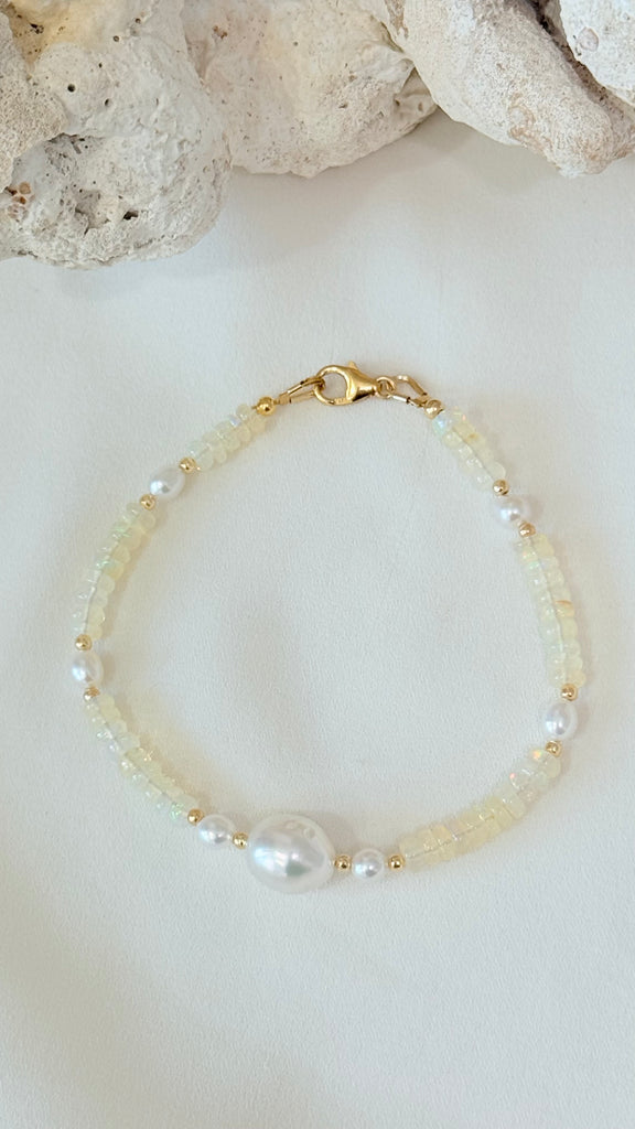 BERMUDA Pearl bracelet - Ethiopian Opal