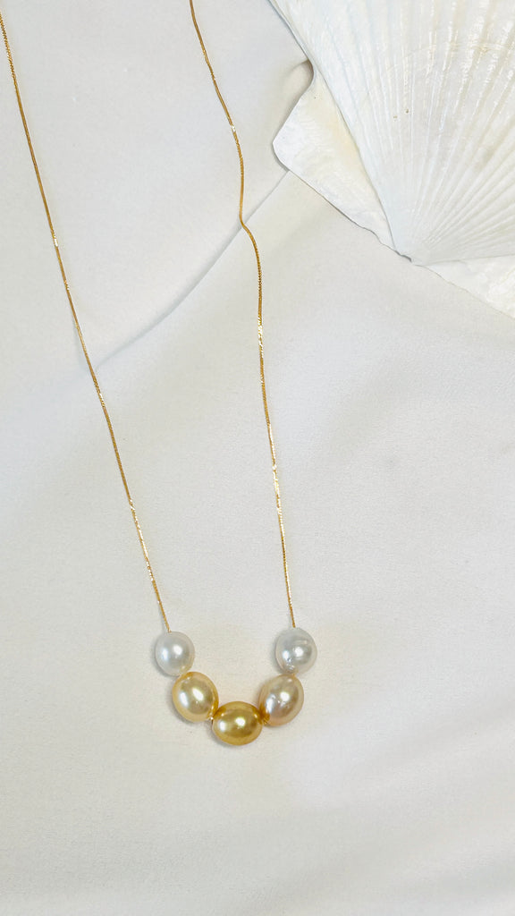 14K Venus necklace - South sea