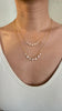 Freshwater keshi bar necklace