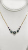 Clarice necklace - Purple mix