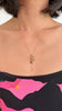 Waterfall necklace - Amber tourmaline