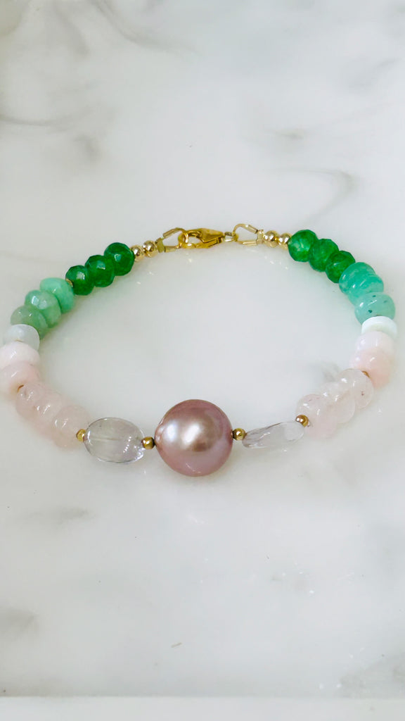 Rosette chunky bracelet