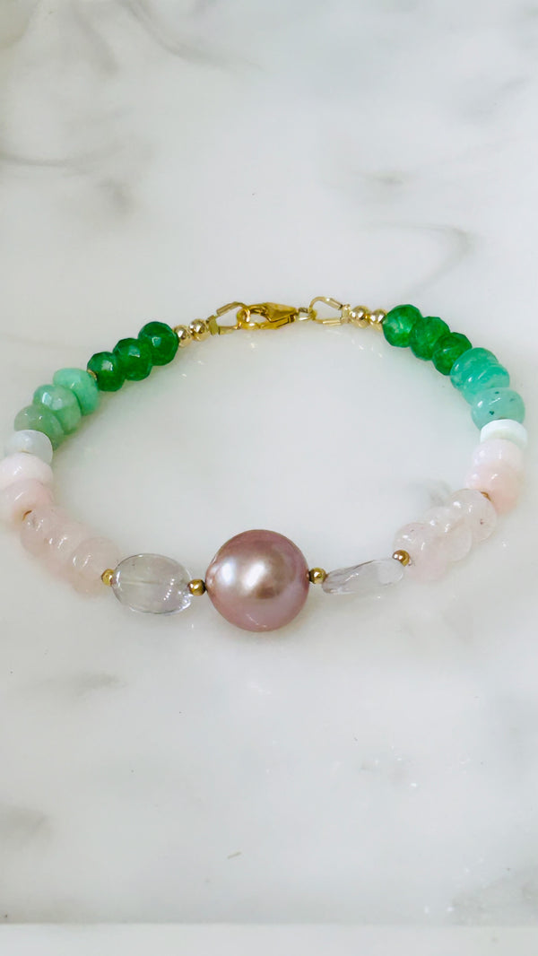 Rosette chunky bracelet