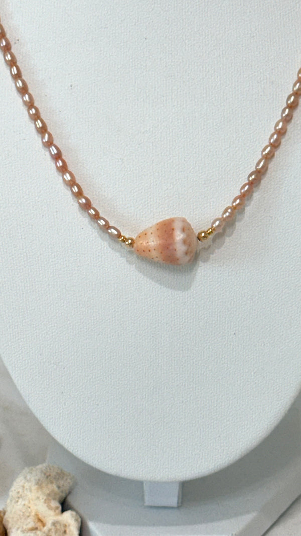 MIA shell necklace - Abbreviated cone