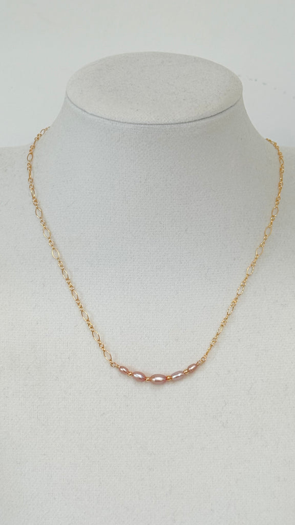 Keshi bar necklace - Edison
