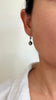 SWAY post earrings - Tahitian pearl