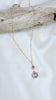 Mini Hebrew shell x Edison pearl necklace