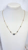 Rainbow Keshi station necklace