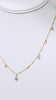 Celestial necklace - Ombre Silver Keshi