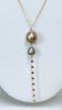 Sway necklace -Mocha  Tahitian