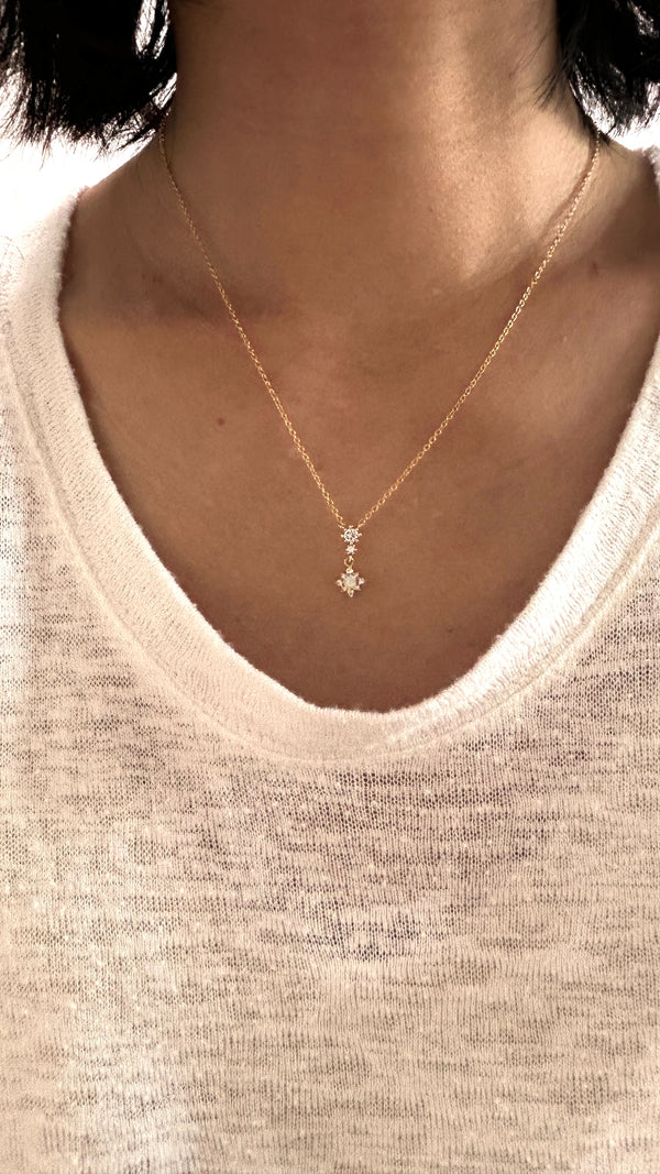Shimmer necklace - Opal