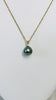 14K Diamond x Tahitian Pearl necklace