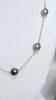 Tahitian pearl station necklace