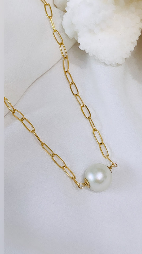 Stella necklace - White Edison